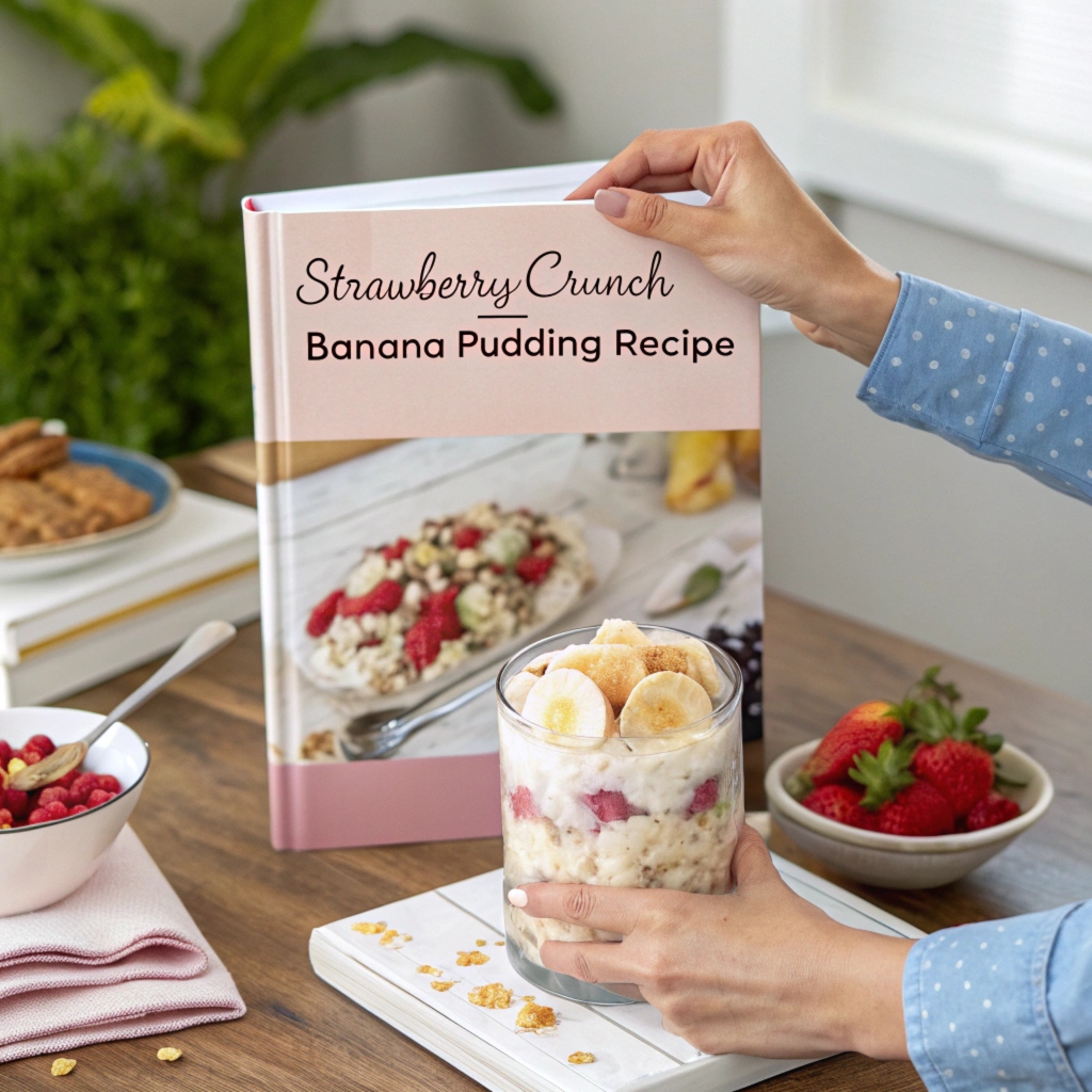 Strawberry Crunch Banana Pudding Recipe