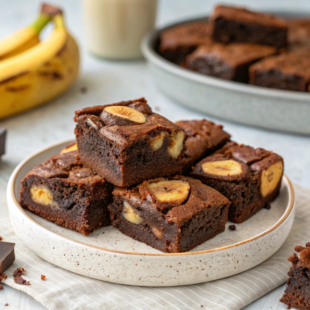 Banana Bread Brownies Recipe