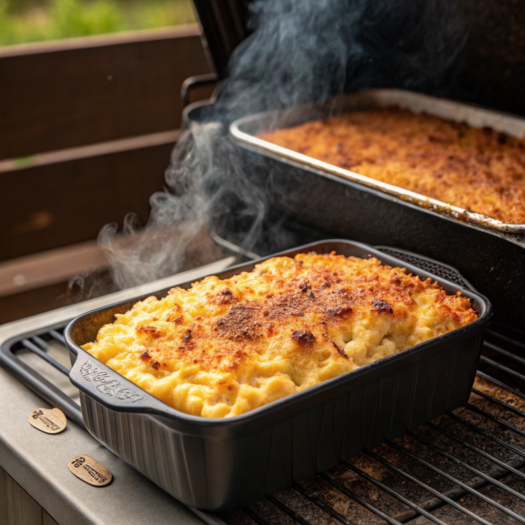 Traeger Recipes​ : Smoked Mac and Cheese