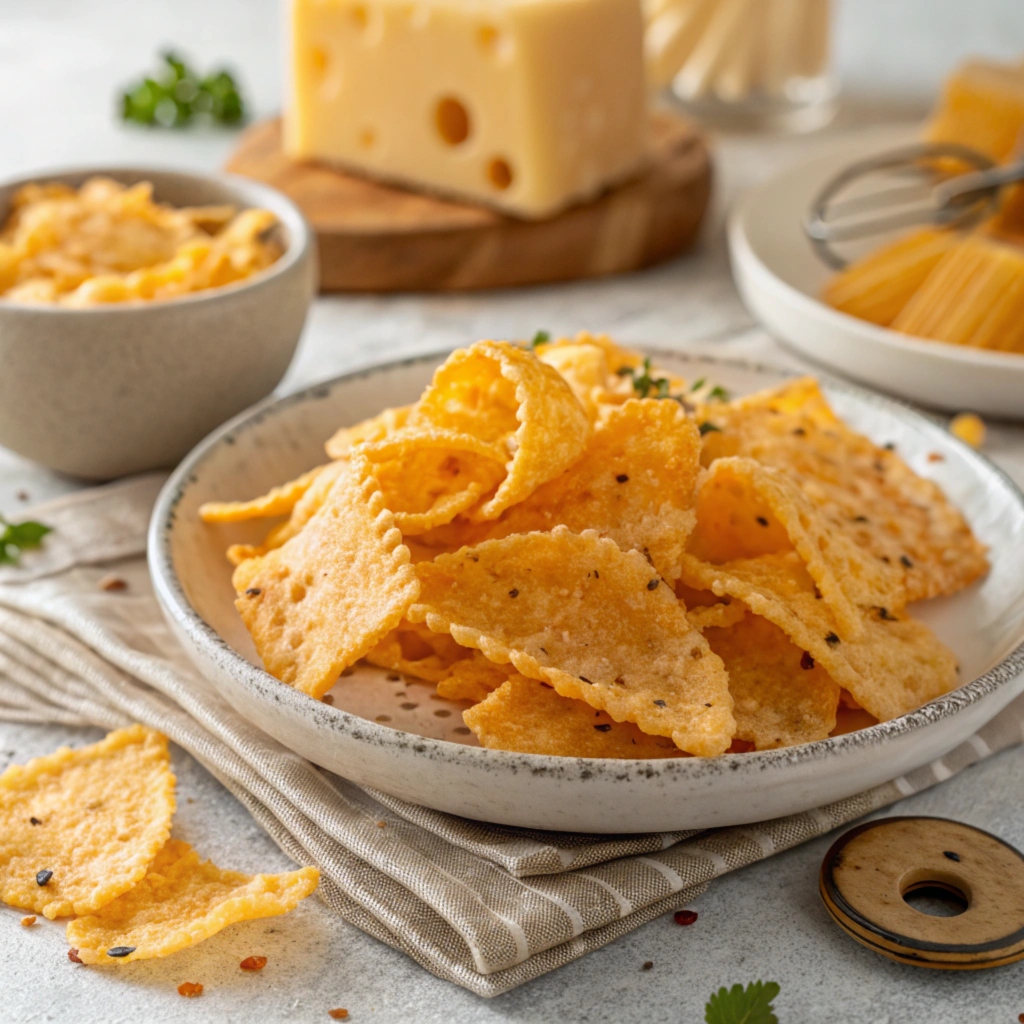 how to make cheese crisps