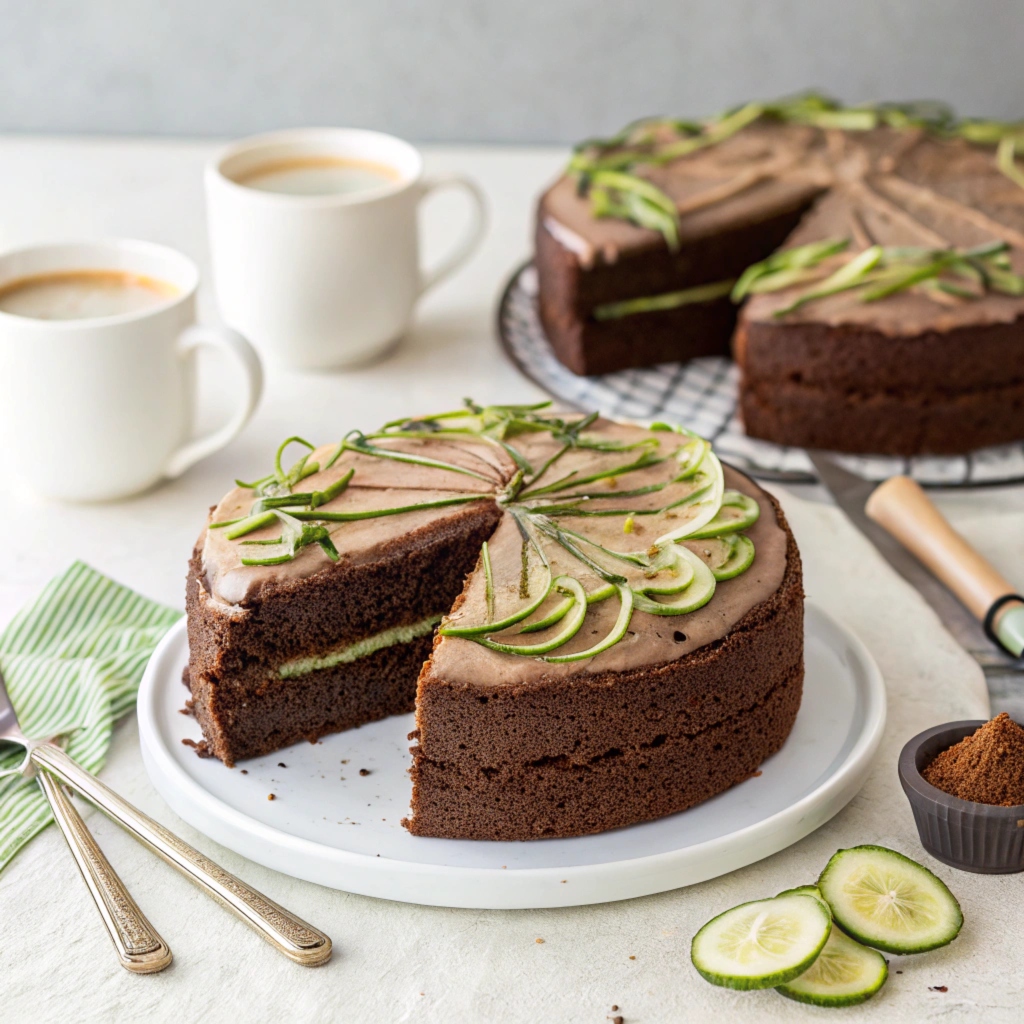 healthy chocolate zucchini cake