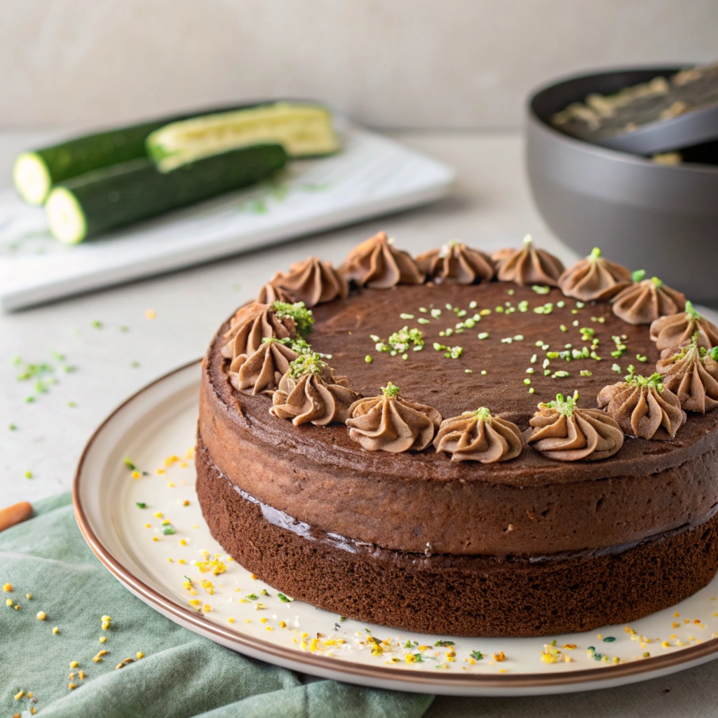 healthy chocolate zucchini cake