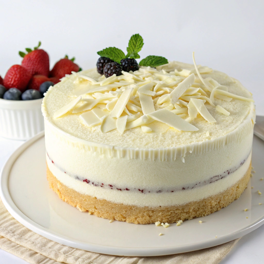 white chocolate cake