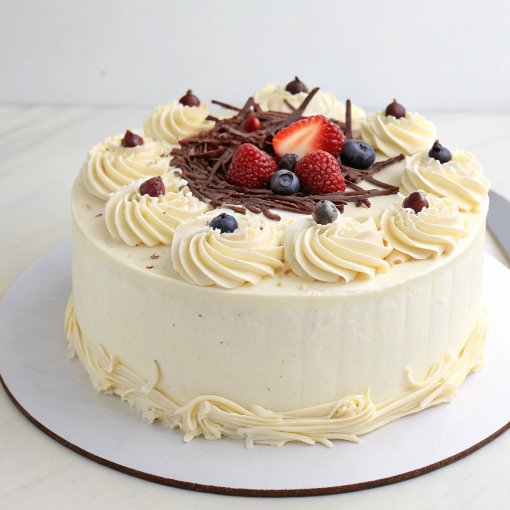 white chocolate cake